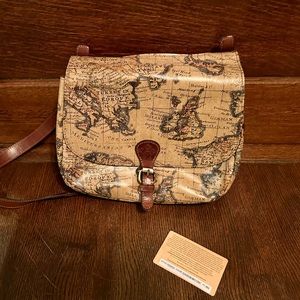 Patricia Nash, European map Crossbody bag
